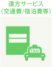 遠方サービス（交通費／宿泊費等）