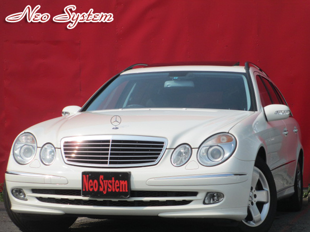 ベンツ E350 ワゴン アバンギャルド アラバスターホワイト W211